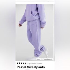 Comfrt Pastel Sweatpants - Lavender